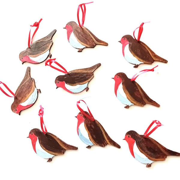 Robins for your Christmas tree