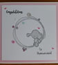 Baby Girl Card - Elephant - Image 1
