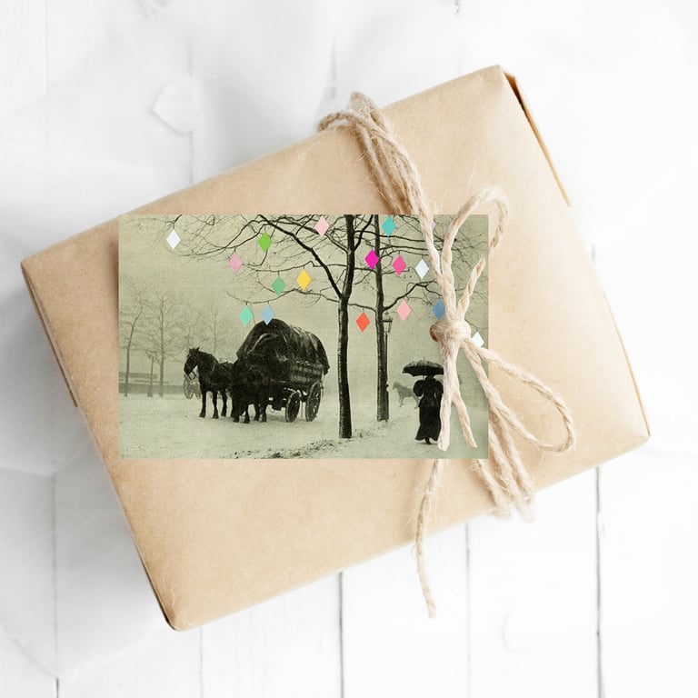 Set of 12 Christmas Gift Tags - Christmas Day