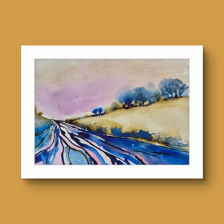 "My minds winter journey "   original artwork