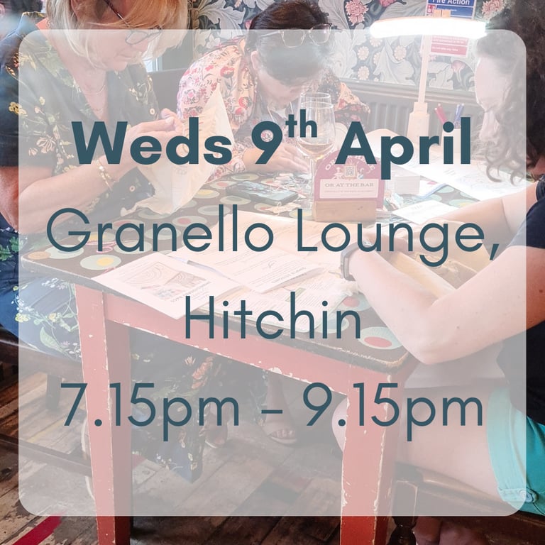 Sip & Stitch APRIL – Creative Workshop at Granello Lounge