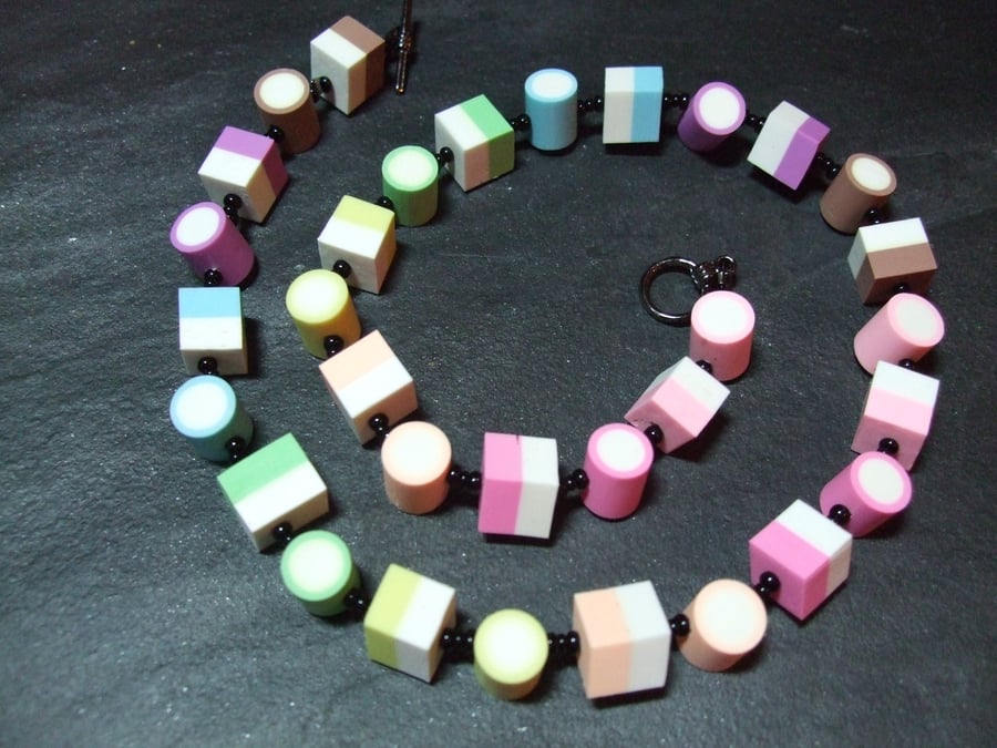 Dolly Mixture Kitsch Polymer Clay Necklace
