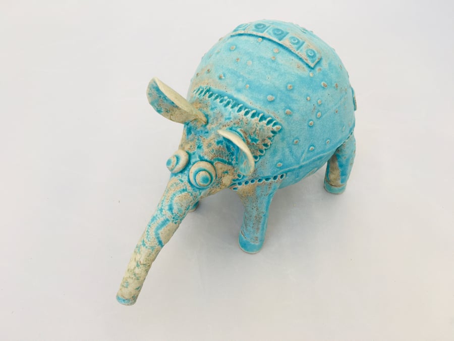 Clay animal, Bert, ceramic animal, one off piece of art, ceramic gift, whimsical