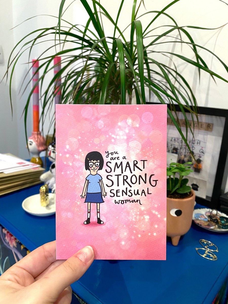 Tina Belcher - Bob's Burgers - Smart, Strong, Sensual Woman A6 Print Postcard