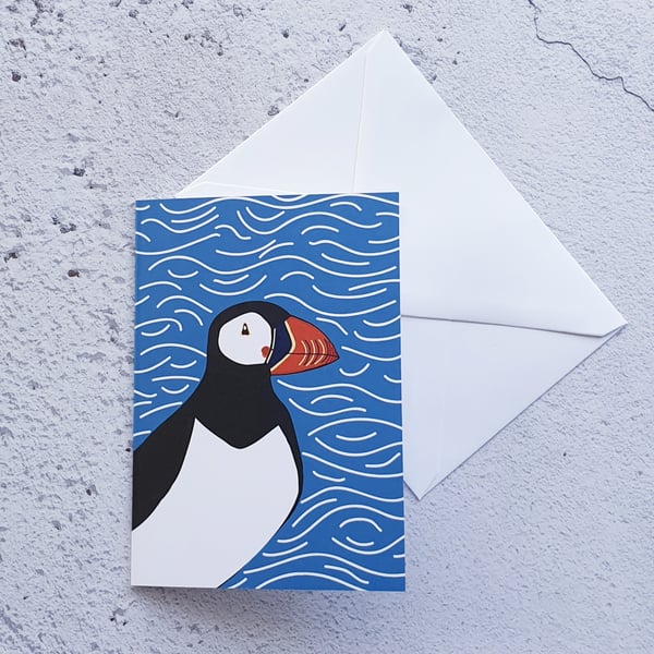 Puffin Greeting Card