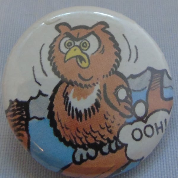 Comics Badge - Owl
