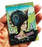 Shell Maiden ACEO Miniature Portrait Art Ocean Coastal Maritime Themed Artwork
