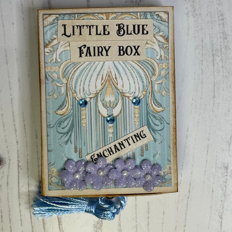 Matchbox & Fairy Mini Book by Carolee Crafts PB4 -0015