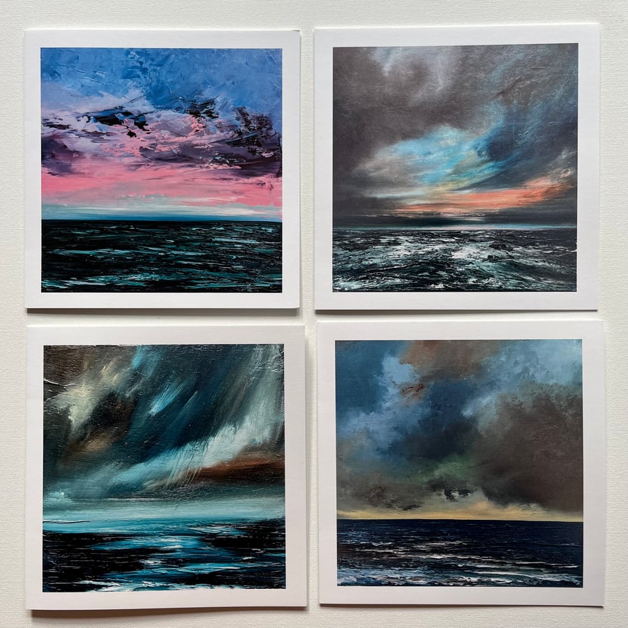 Pack of 4 Art Cards - Horizons Pack