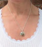 Sterling Silver Multicoloured Surfite Round Necklace - JBJ2072 - Image 5