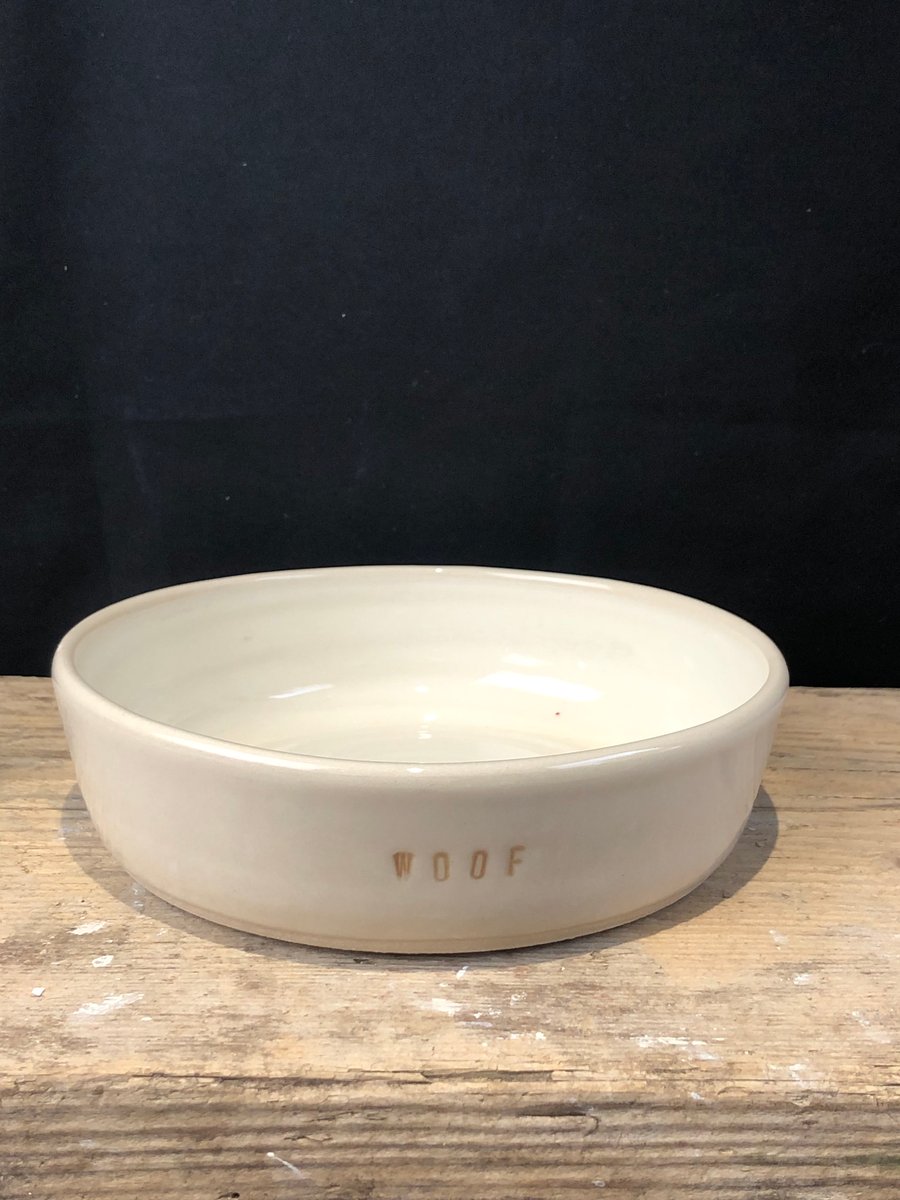 Medium Dog Bowl - WOOF