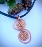 Viking, Celtic Chunky Copper Pendant & Necklace - Image 2