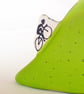 Cyclist on Hill Sculpture - Image 2