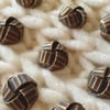 9 16" 15mm 24L Antique Brass knot buttons
