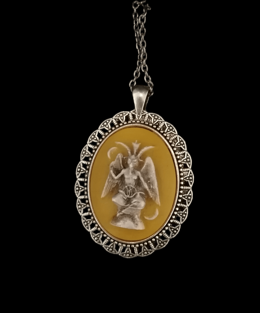 Gothic Cameo Baphomet