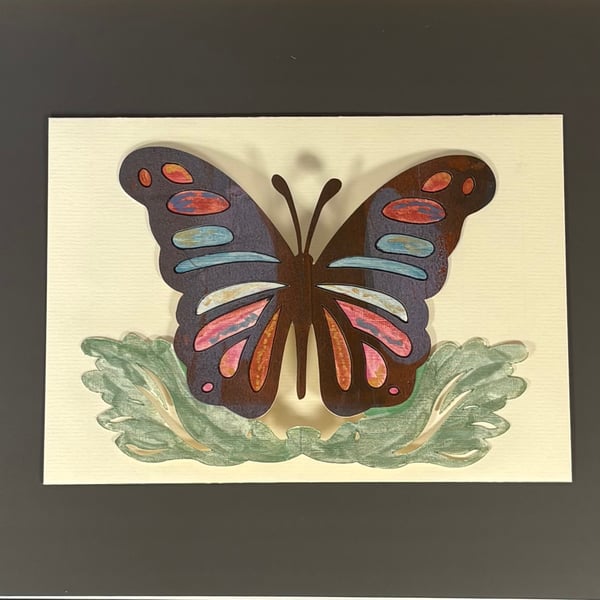 Greetings Card - Stand Up Butterfly 1