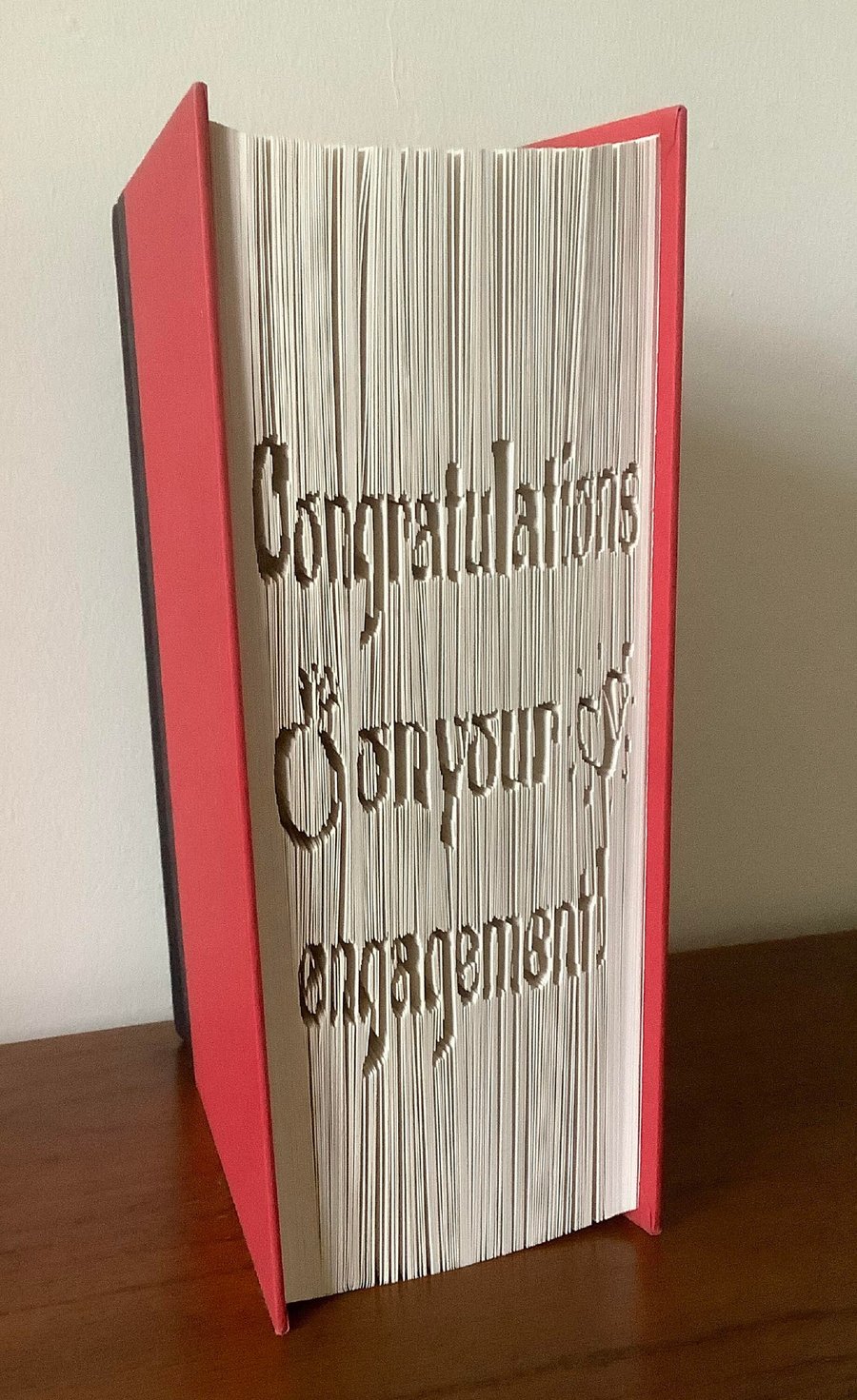 Engagement 180 CUT & FOLD Book Folding Pattern - EMAILED PDF PATTERN