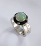 SILVER Natural Opal Ring, Handmade Urban Jewellery