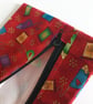 Hobby bag, Sewing accessories bag, zipper pouch, lined cotton bag, pencil case  - Image 4