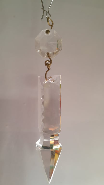 Vintage Chandelier Glass