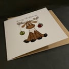 Wishing you a Happy Christmoose greeting card