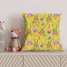 Rabbit Faux Suede Cushion