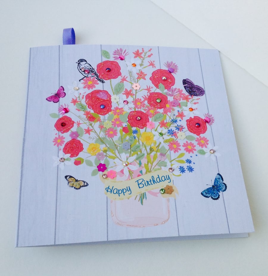 Birthday Card,Greeting Card,Handmade,Can Be Personalised.