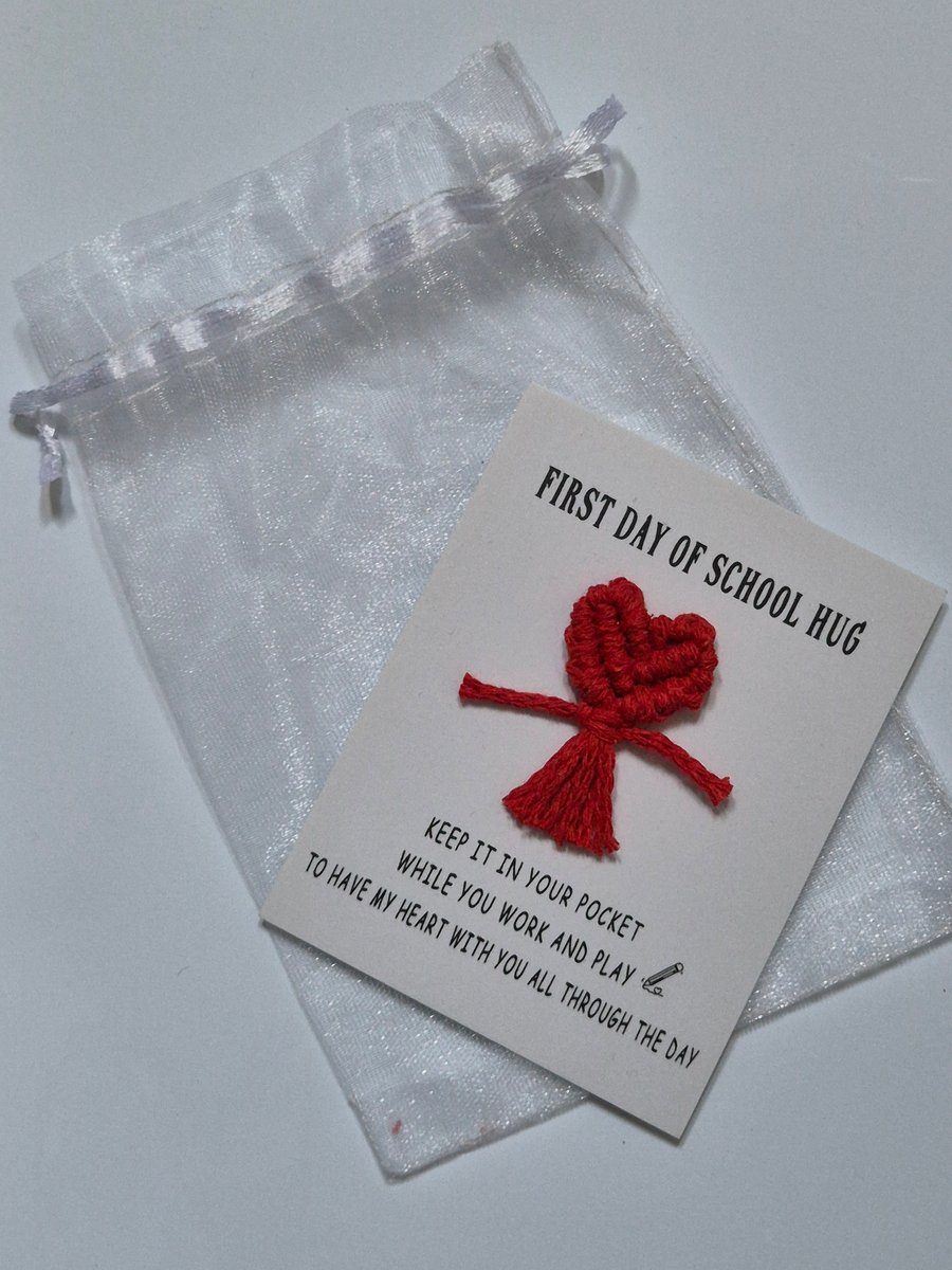 First day of school hug.