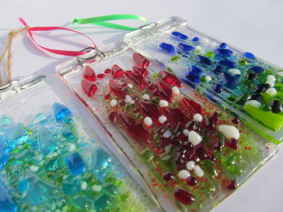 Fused Glass Sun Catcher Stocking Fillers - Special Offer