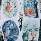 Christmas Animals Card Pack