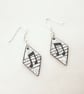 Diamond-shaped Musical Note Earrings - Semi-Quaver - Image 4