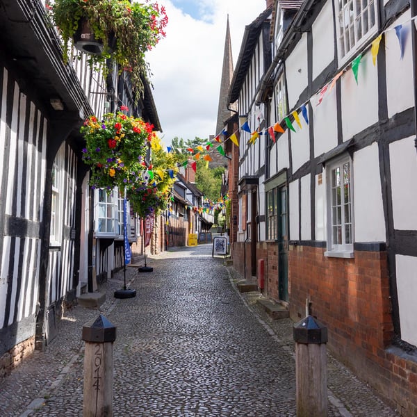 Church Street Ledbury print