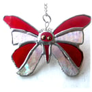 Birthstone Butterfly Suncatcher Stained Glass Ruby July
