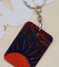 Wooden rectangular sunset keyring  - Image 2