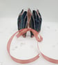 Teal velvet and pink crown, children's princess dress up accessories.   - Image 3