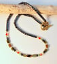 Tourmaline And Hematite Necklace With Swarovski Crystals - Handmade In Devon - Image 8