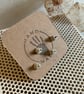 Curated Mixed Metal Mini Stud Set – 4 Unique Earrings - Image 4