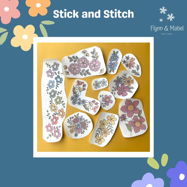 Stick and Stitch Blooming Beautiful Designs