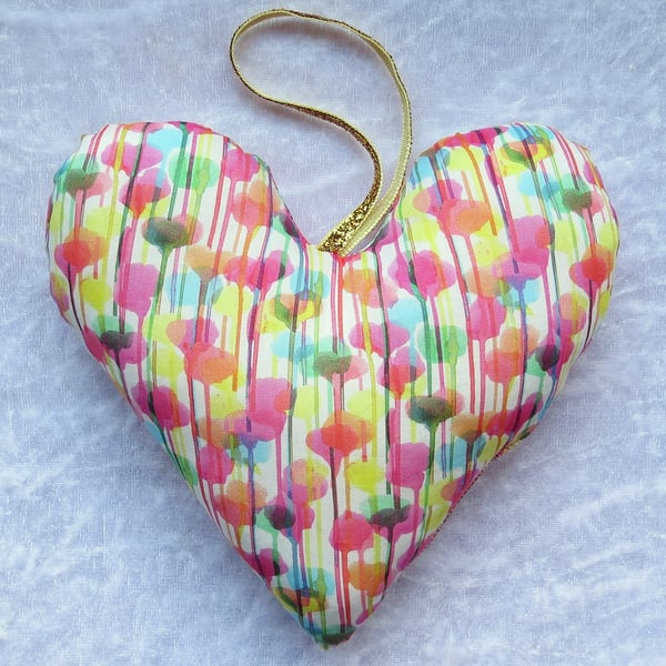 Fabric heart.  Liberty Lawn heart.