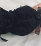 Black Satin and lace wrist cuff, steampunk, Victorian, goth, Halloween  - Image 9