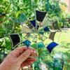 Stained Glass Cobweb Suncatcher TO ORDER - Handmade Window Decoration 