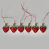 Strawberry Hanging Decorations - Pack of 6