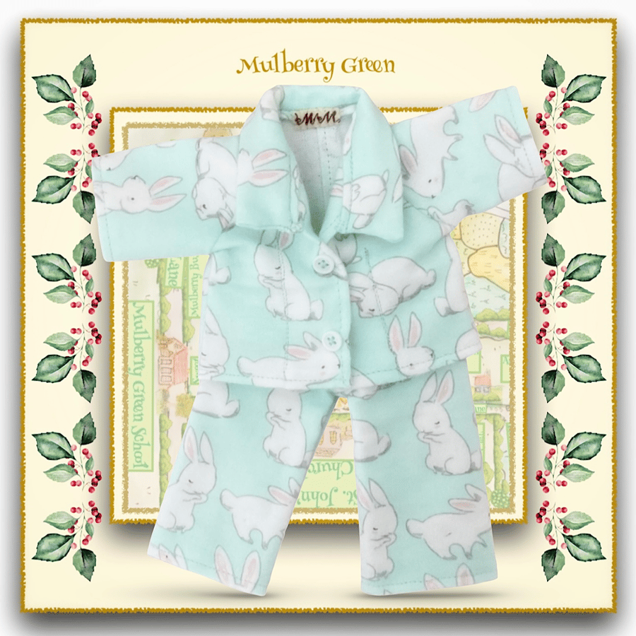 Reserved for Shani - Brushed cotton Bunny Pyjamas