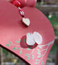 Sea Glass Lovebirds Heart, Handmade Wedding & Engagement Keepsake, Romantic Gift - Image 8