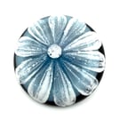 Flower Fused Glass Brooch