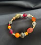 Wooden beads, ethnic style. 17cm. Would make perfect gift.