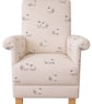 Fryetts Sheepy Cream Fabric Chair Nursery Armchair Lambs Farmyard Small Nursing