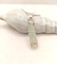 Sea Glass Necklace - Aquamarine Necklace - Wire Wrapped Sea Glass  - Image 4