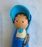 Jane Austen Handpainted Wooden Peg Doll - inspirational women - Image 4