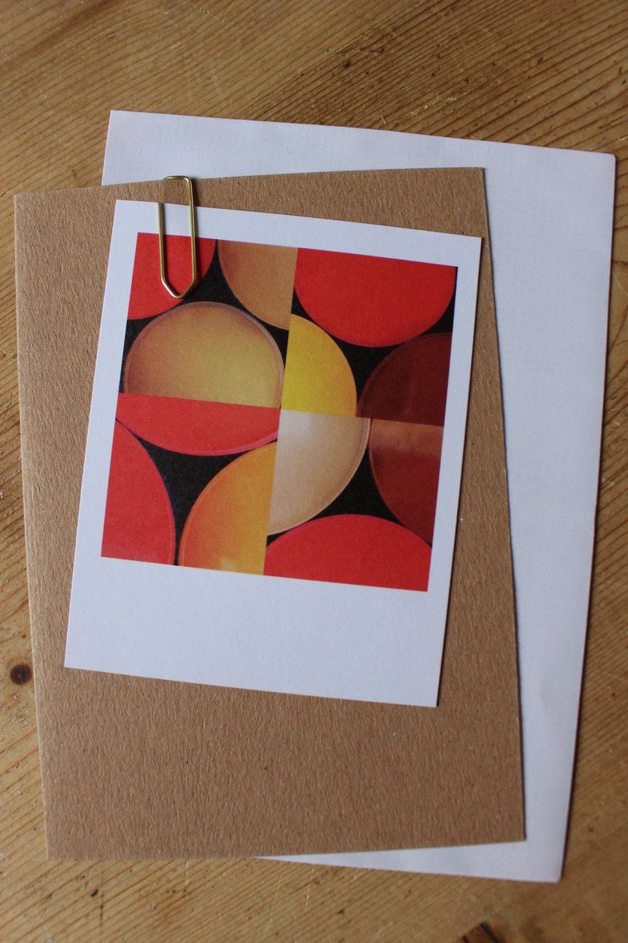 “Polaroid” style photo card: abstracts and patterns